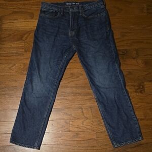 Old Navy Men's Dark Blue Straight Jeans
